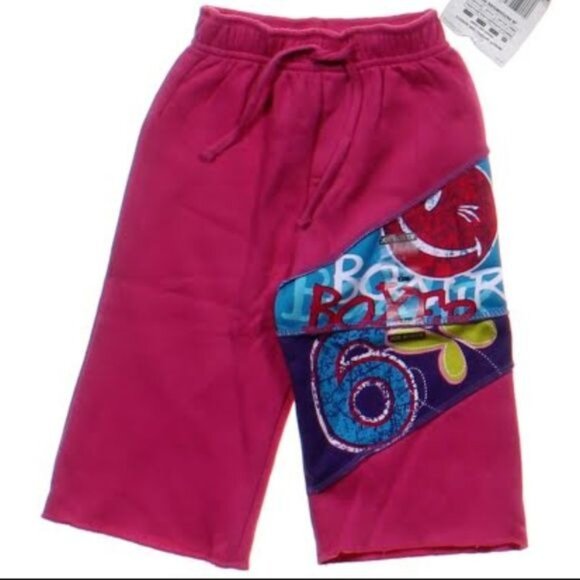 Joe Boxer Size 12M Sweatpants Baby Girls Graphic Pink Multicolor Bottoms NEW - Picture 1 of 6
